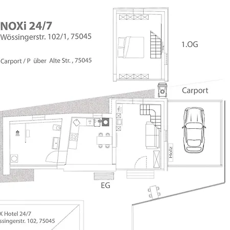 Noxi 90qm Carport Kueche Wifi Washer Kamin Wossingen